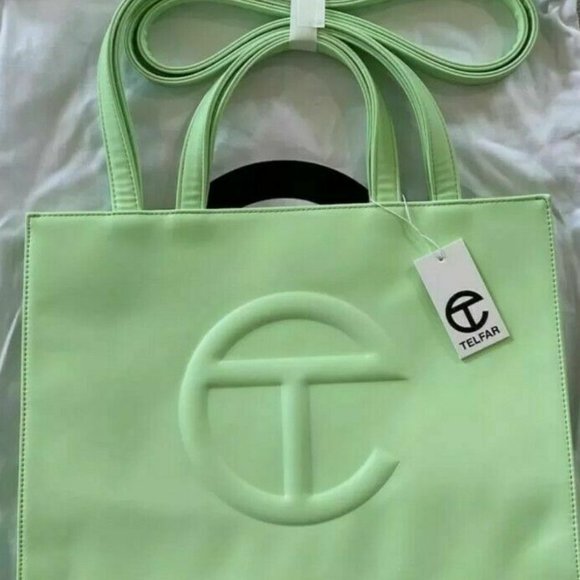 Telfar Double Mint Vegan Leather Medium shopping - Picture 2 of 2